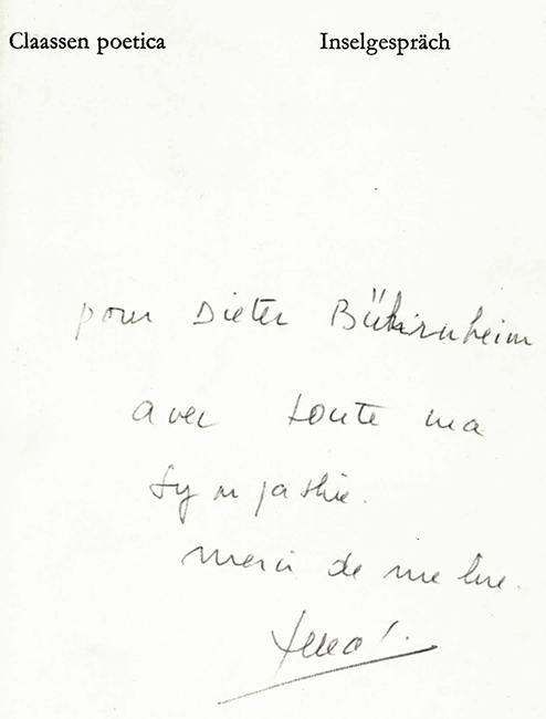 Xenakis, Das Inselgespräch