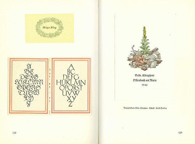 Klingspor, Über Schönheit...