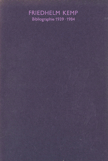 Pehle, Friedhelm Kemp