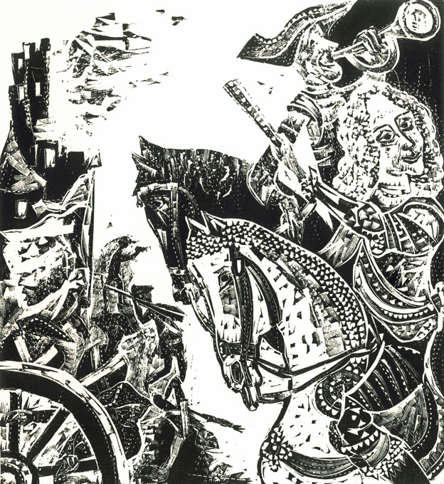 Hansen-Bahia, Holzschnitte Prinz Eugen