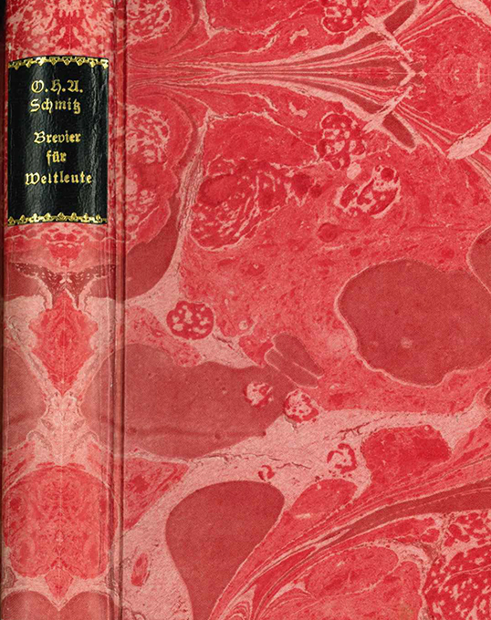 Schmitz, Brevier für Weltleute