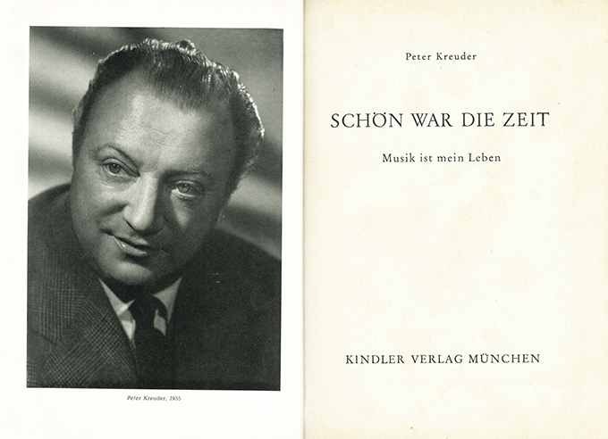 Kreuder, Schön war die Zeit