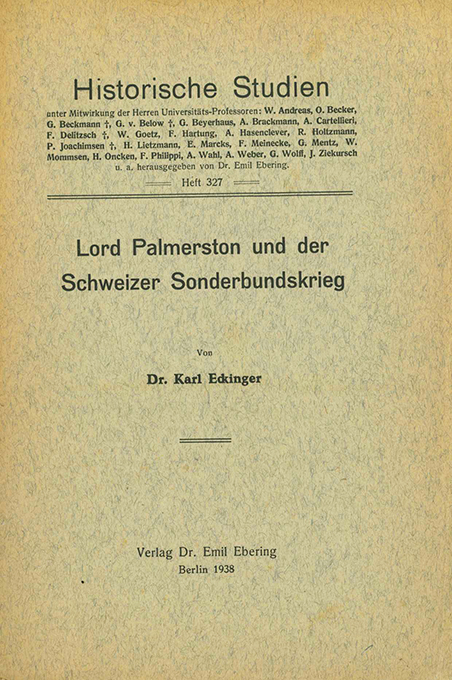 Eckinger, Lord Palmerston