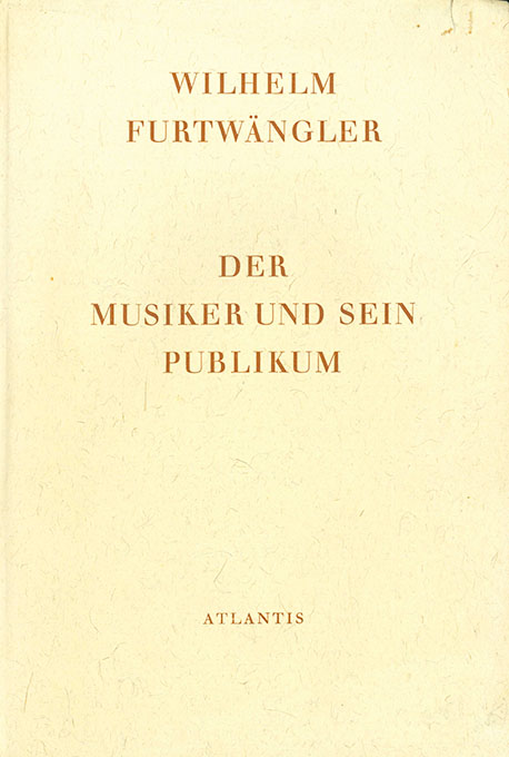 Furtwängler, Der Musiker