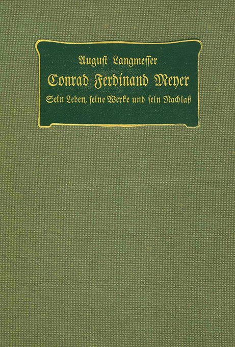 Langmesser, Conrad Ferdinand Meyer