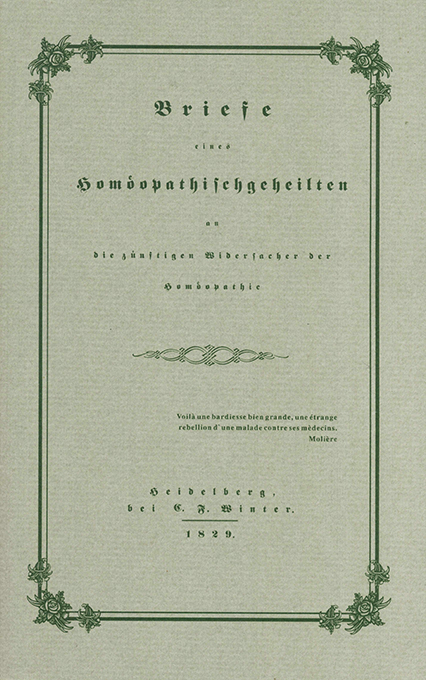 Jochmann, Briefe eines Homöopathischgeheilten