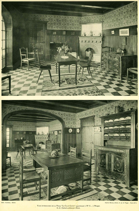 Charles-Brun, Intérieurs