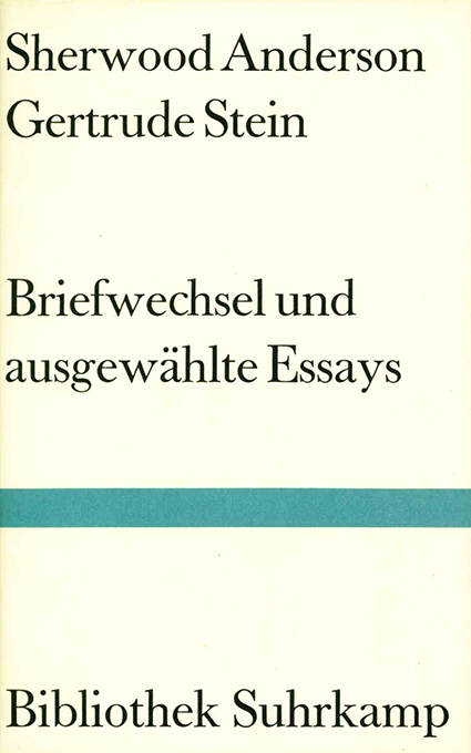 Stein, G., Anderson, Briefwechsel