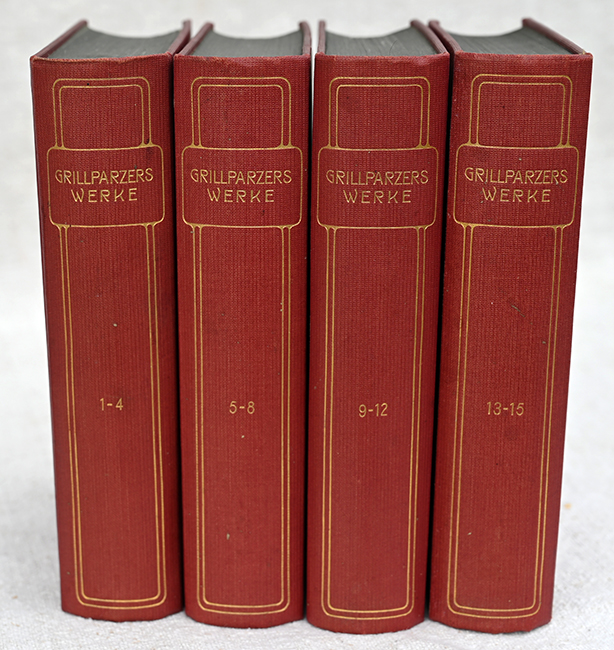 Grillparzer, Werke (Bong)