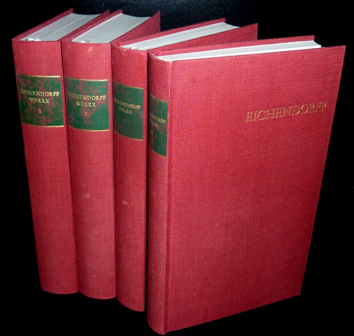 Eichendorff, Werke in vier Bänden