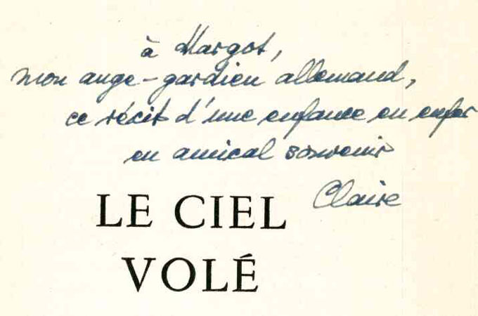 Goll, Cl., Le Ciel Volé