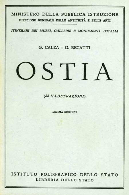 Calza, Becatti, Ostia