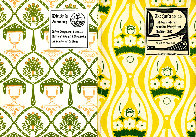 Insel-Verlag. Sammlung Bergmann + Die Insel und die moderne Buchkunst