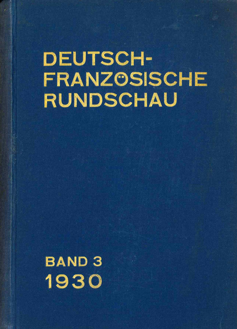 Döblin, Mit dem Blick zur Latinität