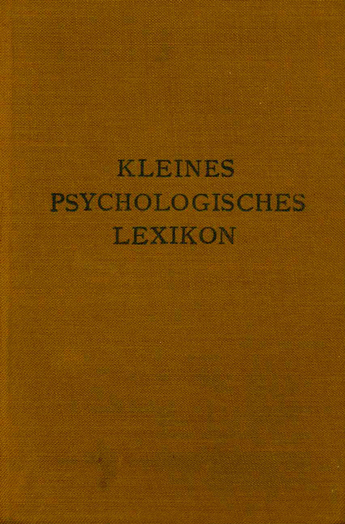 Kleines psychologisches Lexikon
