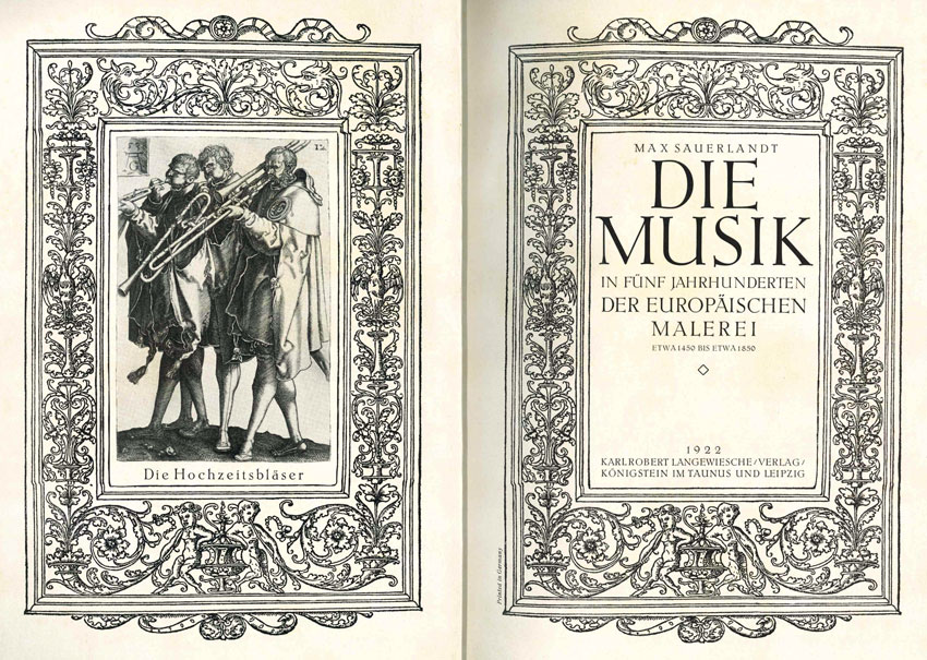 Sauerlandt, Die Musik in fünf Jahrhunderten