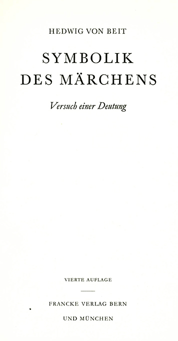 Beit, Symbolik des Märchens I