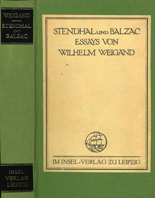 Weigand, Stendhal und Balzac