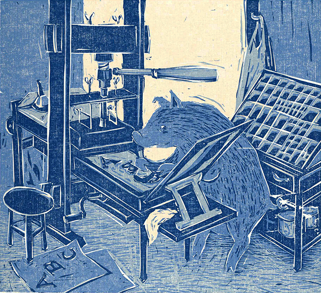 Dieckhoff, Johannes und das Blaubeerschwein