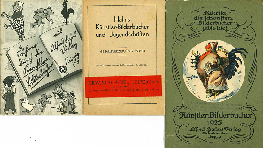 Zwei Verlagskataloge Hahn-Verlag