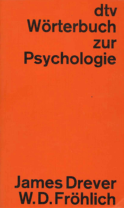 Dreyer, Fröhlich, Wörterbuch zur Psychologie