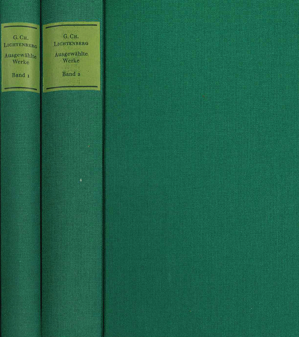 Lichtenberg, Ausgewählte Werke