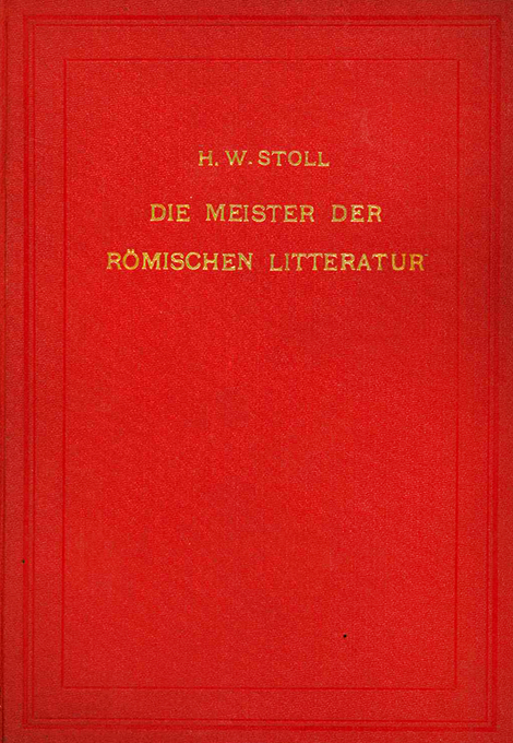 Stoll, Die Meister der römischen Litteratur