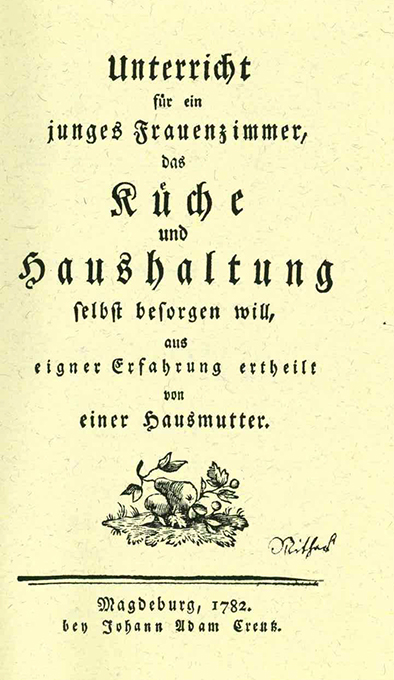 Unterricht für ein junges Frauenzimmer
