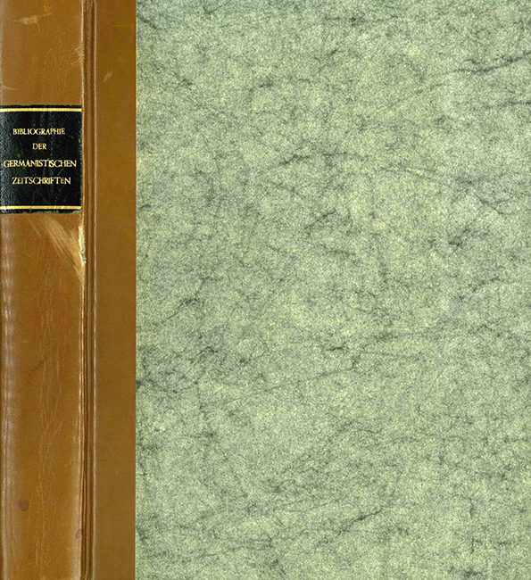 Diesch, Bibliographie der germanist. Zeitschriften