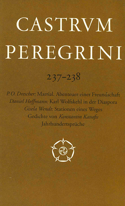 Castrum Peregrini 237-238