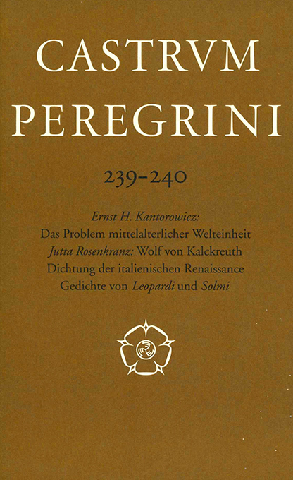 Castrum Peregrini 239-240