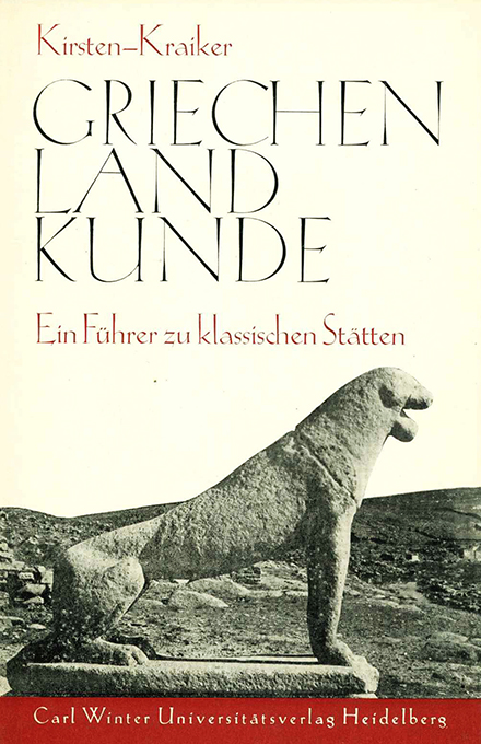 Kirsten, Kraiker, Griechenlandkunde