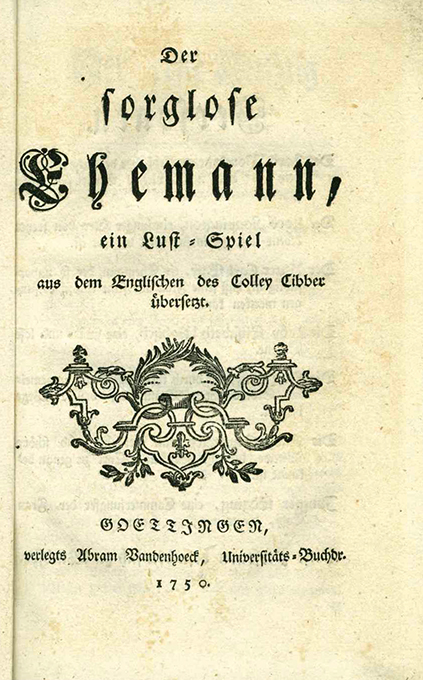 Cibber, Der sorglose Ehemann