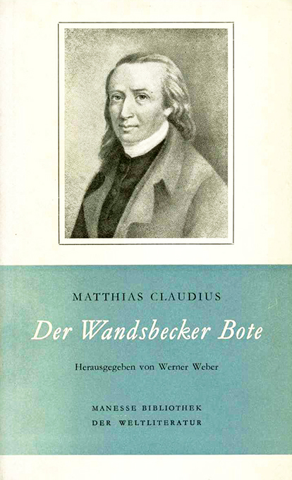 Claudius, Der Wandsbecker Bote (Manesse)