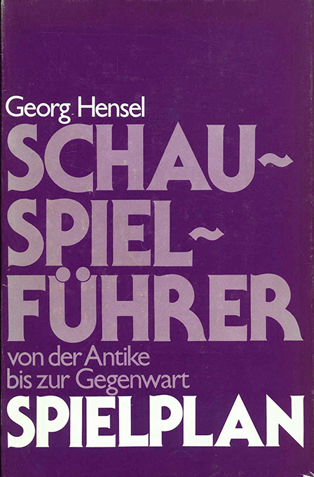 Hensel, G., Spielplan (Büchergilde)