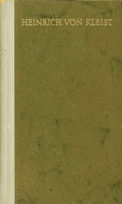 Sembdner, Heinrich von Kleists Lebensspuren (DBG)