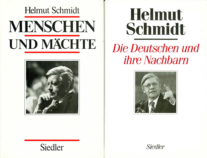 Schmidt, H., Menschen und Mächte + Die Deutschen
