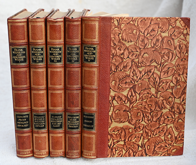Wedekind, Ausgewählte Werke 1924 HLdr.