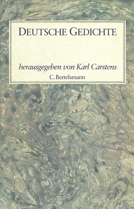Carstens, Deutsche Gedichte