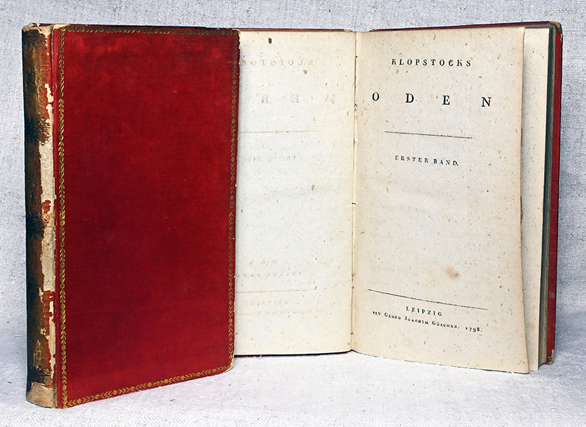 Klopstock, Oden 1798