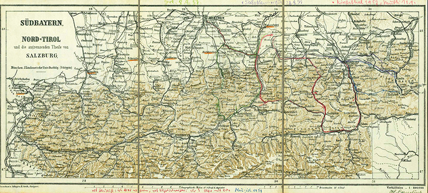 Südbayern, Nord-Tirol ... Salzburg