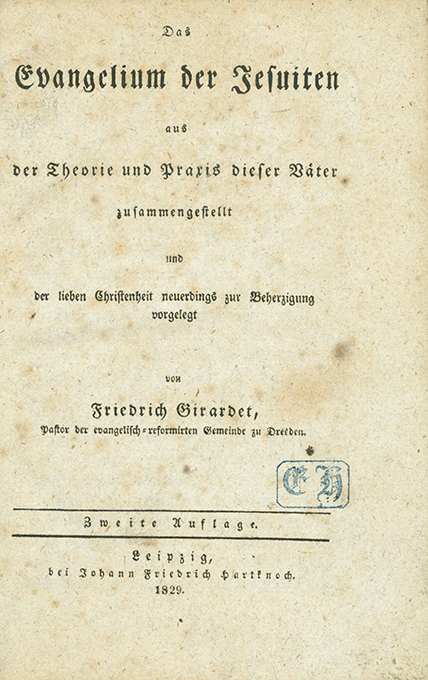 Girardet, Das Evangelium der Jesuiten