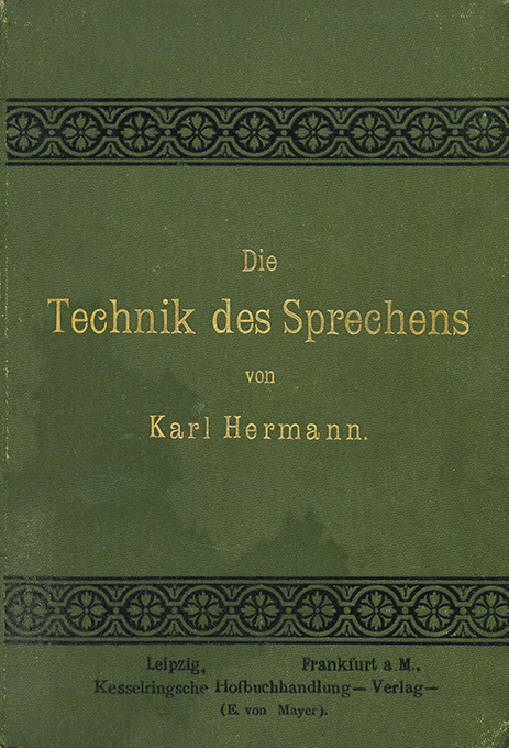 Hermann, Die Technik des Sprechens