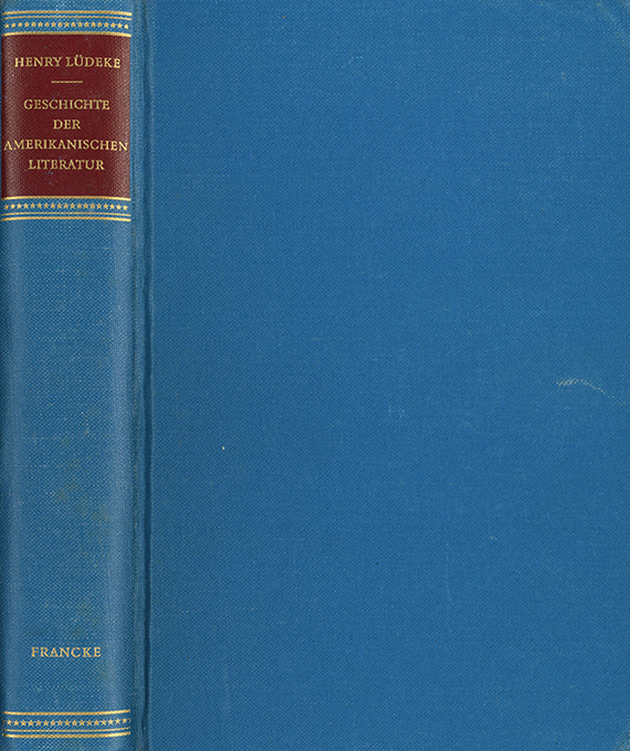 Lüdeke, Geschichte der amerikanischen Literatur