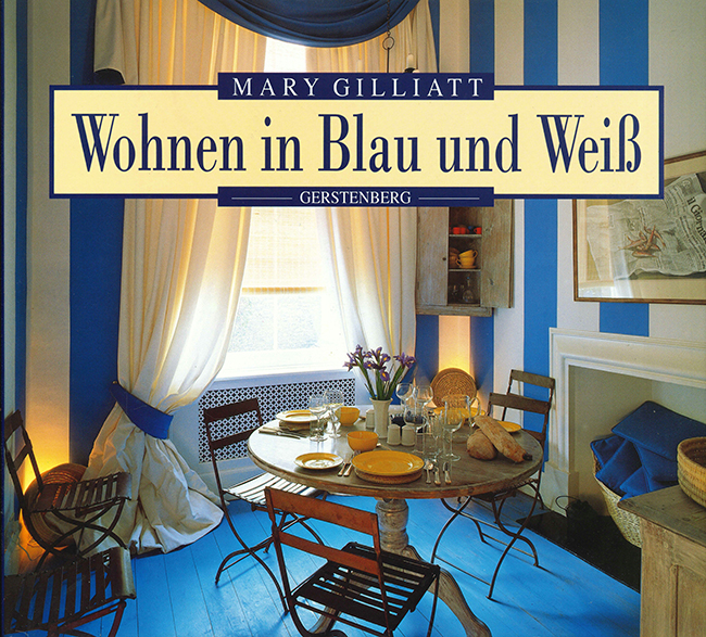 Gilliatt, Wohnen in Blau und Weiß