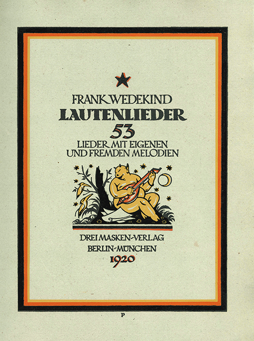 Wedekind, Lautenlieder