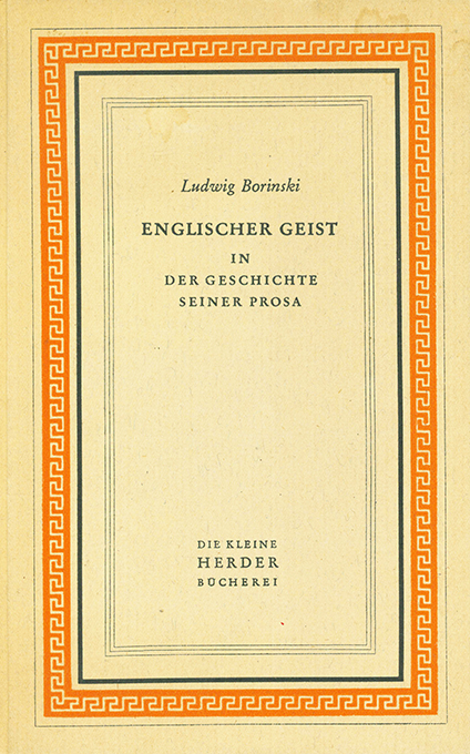 Borinski, Englischer Geist
