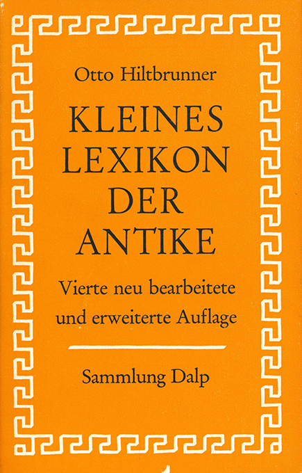 Hiltbrunner, Kleines Lexikon der Antike