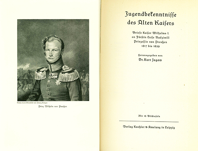 Jagow, Jugendbekenntnisse