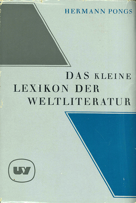 Pongs, Das kleine Lexikon der Weltliteratur